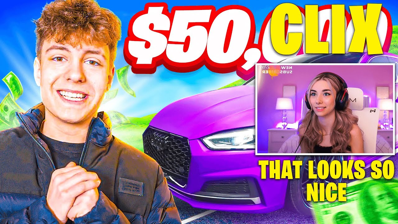Sommerset In Love With Clix Car Wrapped In Purple And Gets Surprised Watching Herself In His Vlog