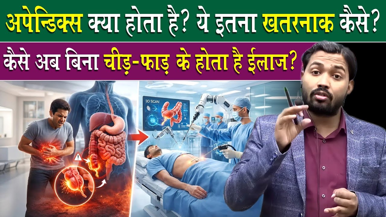 Appendix बीमारी कैसे और क्यों होती है? इसका इलाज कैसे होता है?