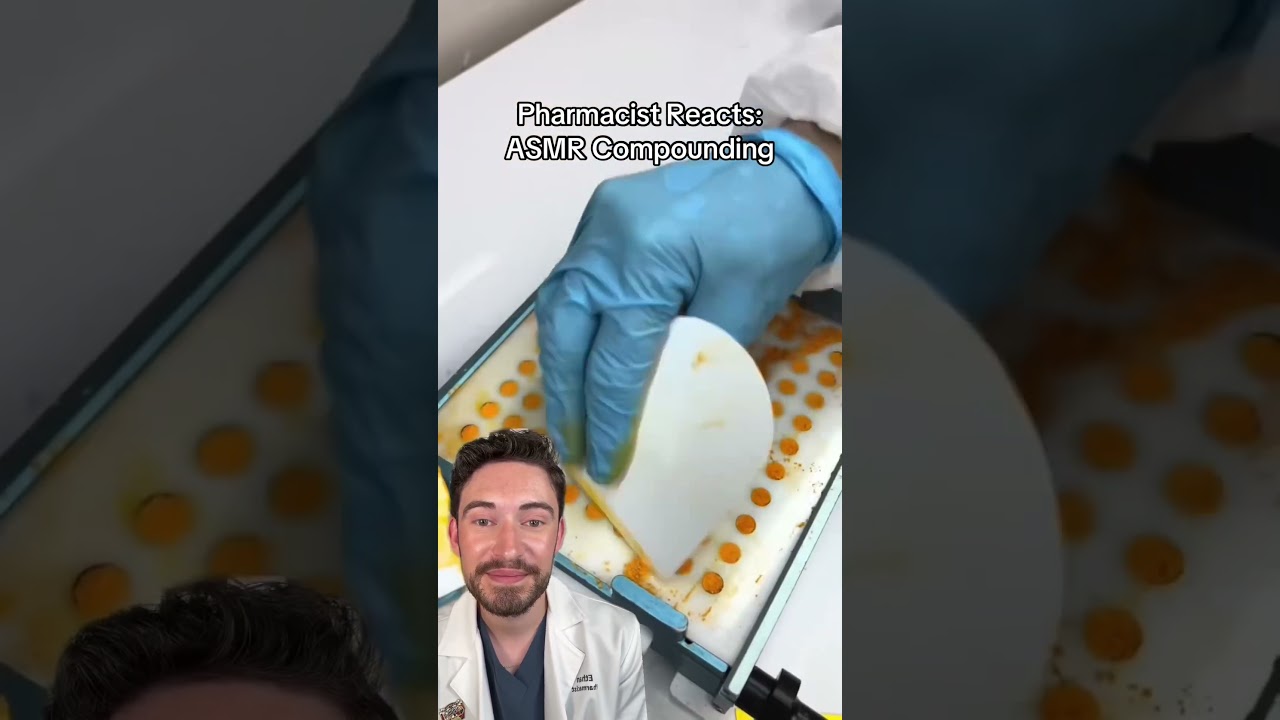 HOW CAPSULES ARE MADE #pharmacist #capsule #compoundingpharmacy #compounding #pharmacy #shorts