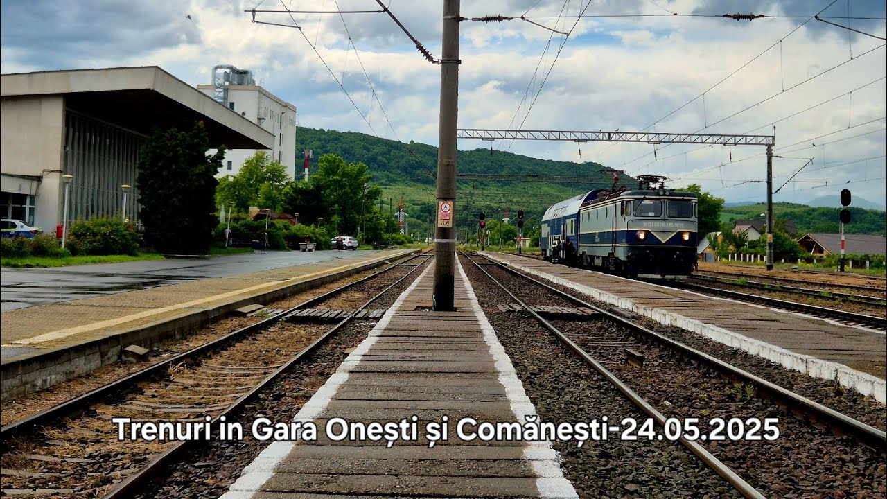 Trenuri în Gara Comănești și Onești L501 - 24.05.2025
