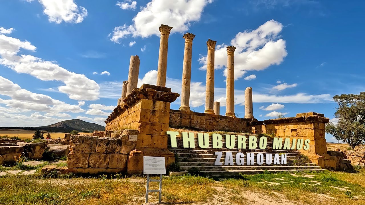 Thuburbo Majus un des plus grand sites archéologiques de la Tunisie à Zaghouan