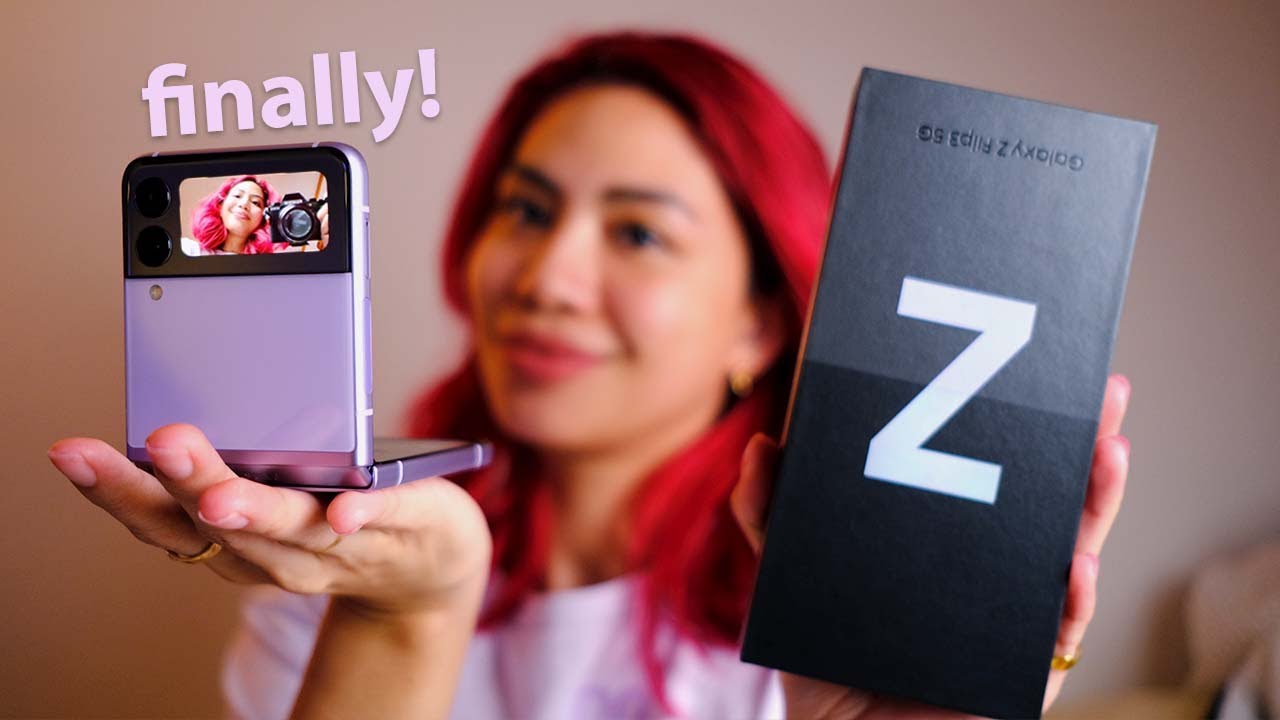 Samsung Z Flip 3 (LAVENDER) camera tour + first look