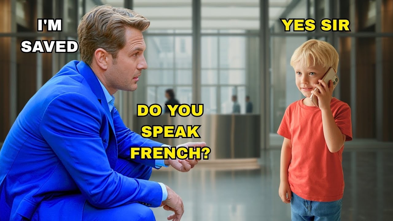 The janitor's son took a call in French in front of a billionaire — so he invited him to a