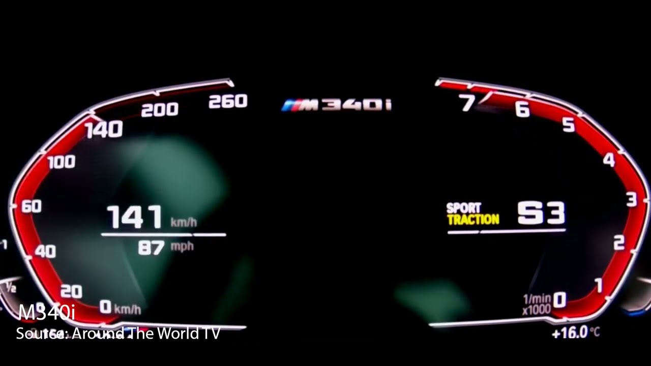 BMW G20 M340i VS BMW F30 335i Acceleration Battle