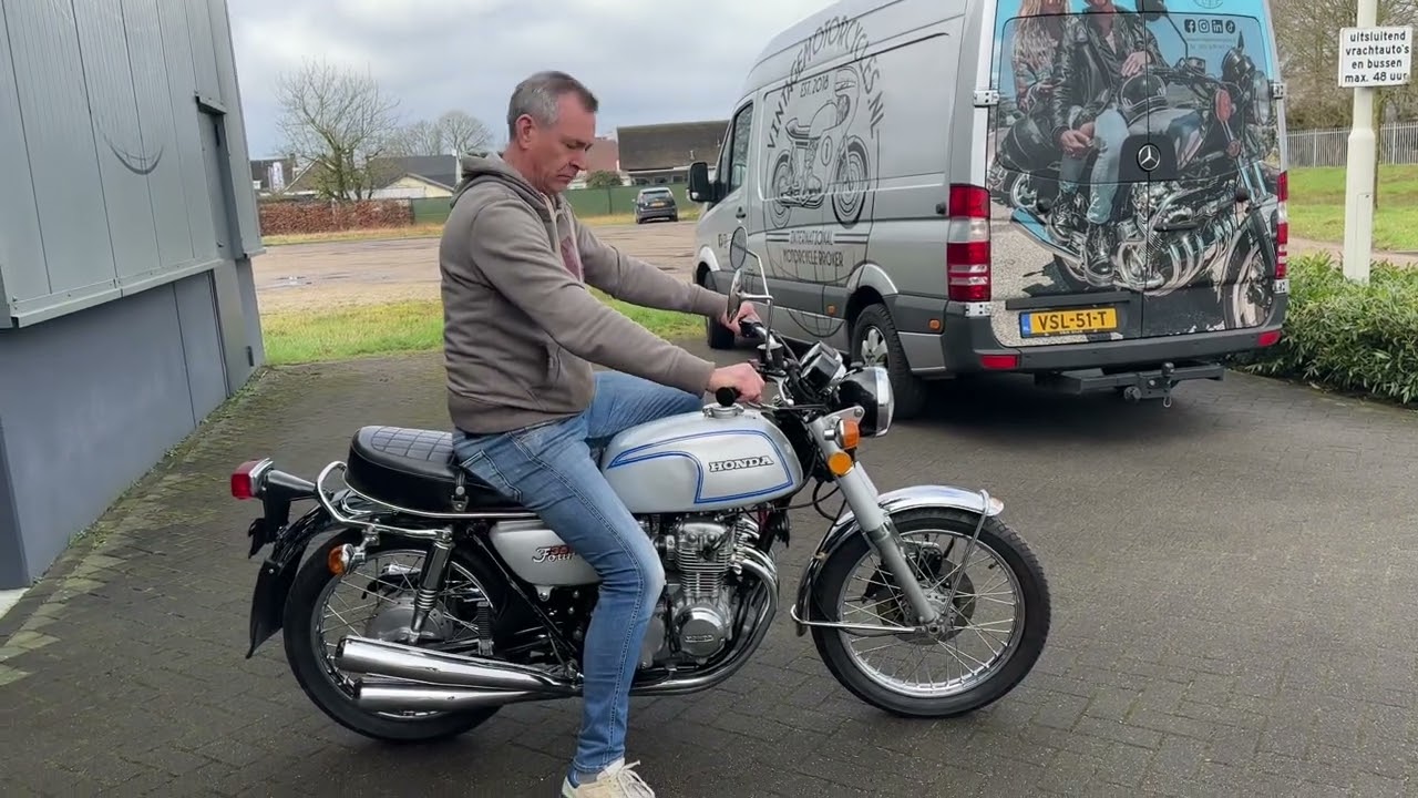 Honda CB350 Four cold start