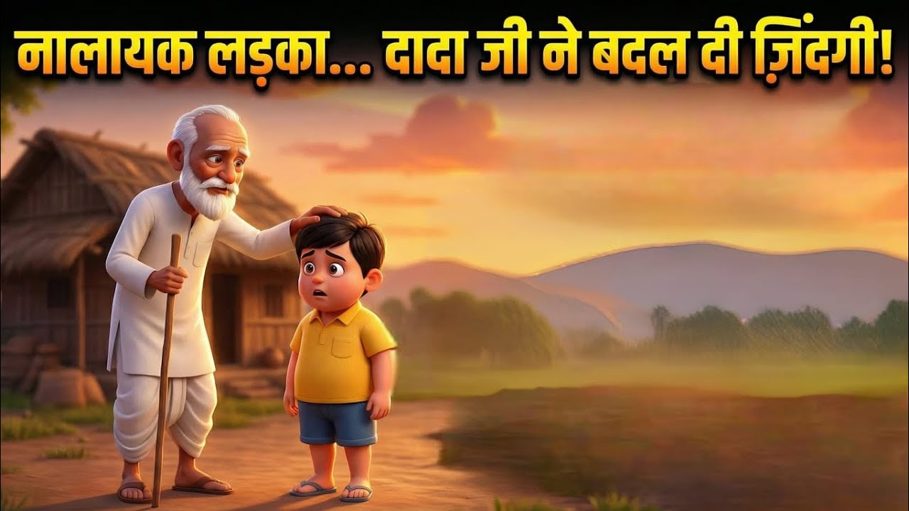 नालायक लड़का 😳 | दादा जी की एक सीख ने बदल दी ज़िंदगी | Heart Touching Village Story