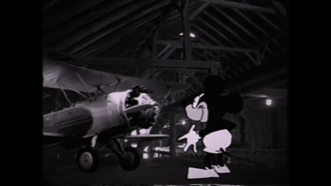 strange mickey mouse cartoon - white noise (193?)