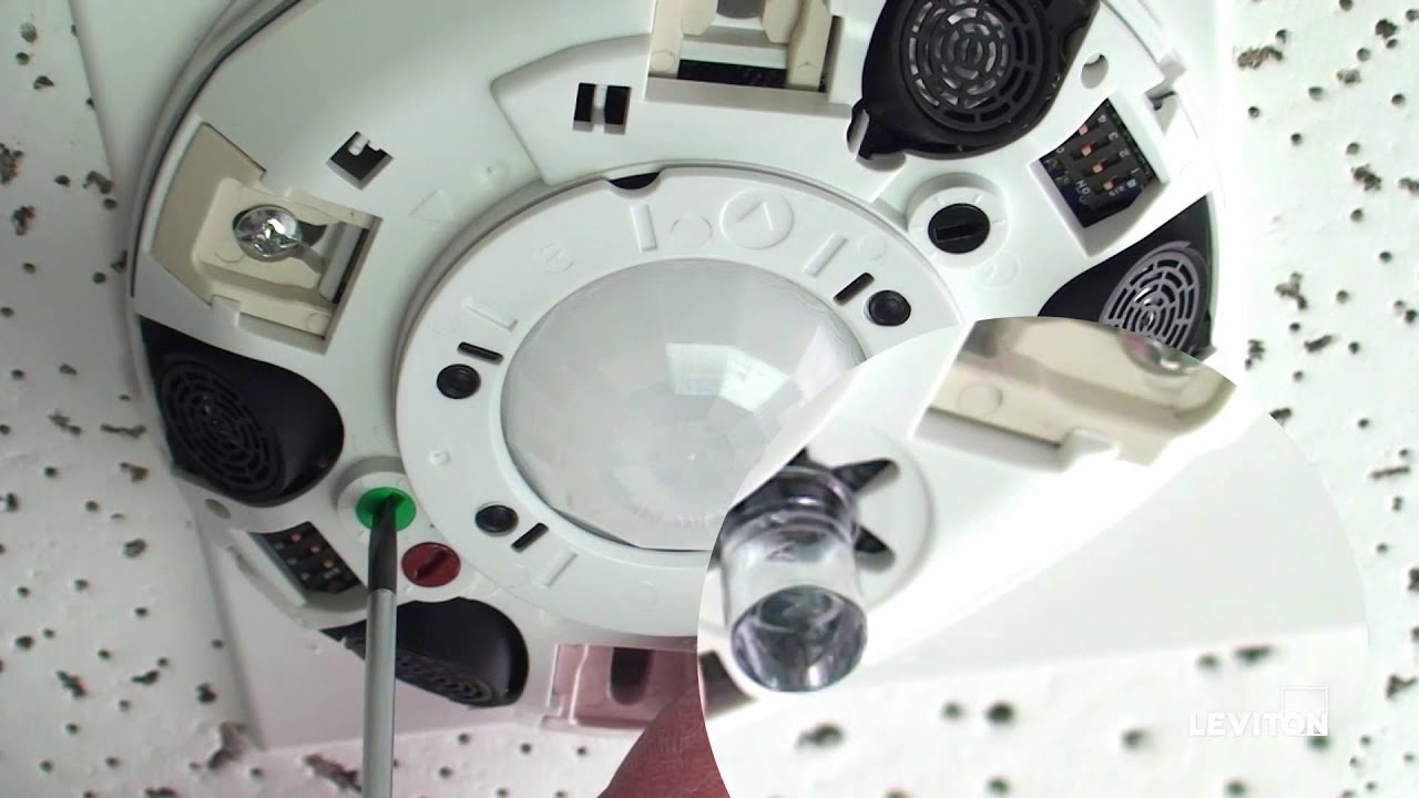 Occupancy Sensor: Leviton Provolt (ODC) Configuration Dials