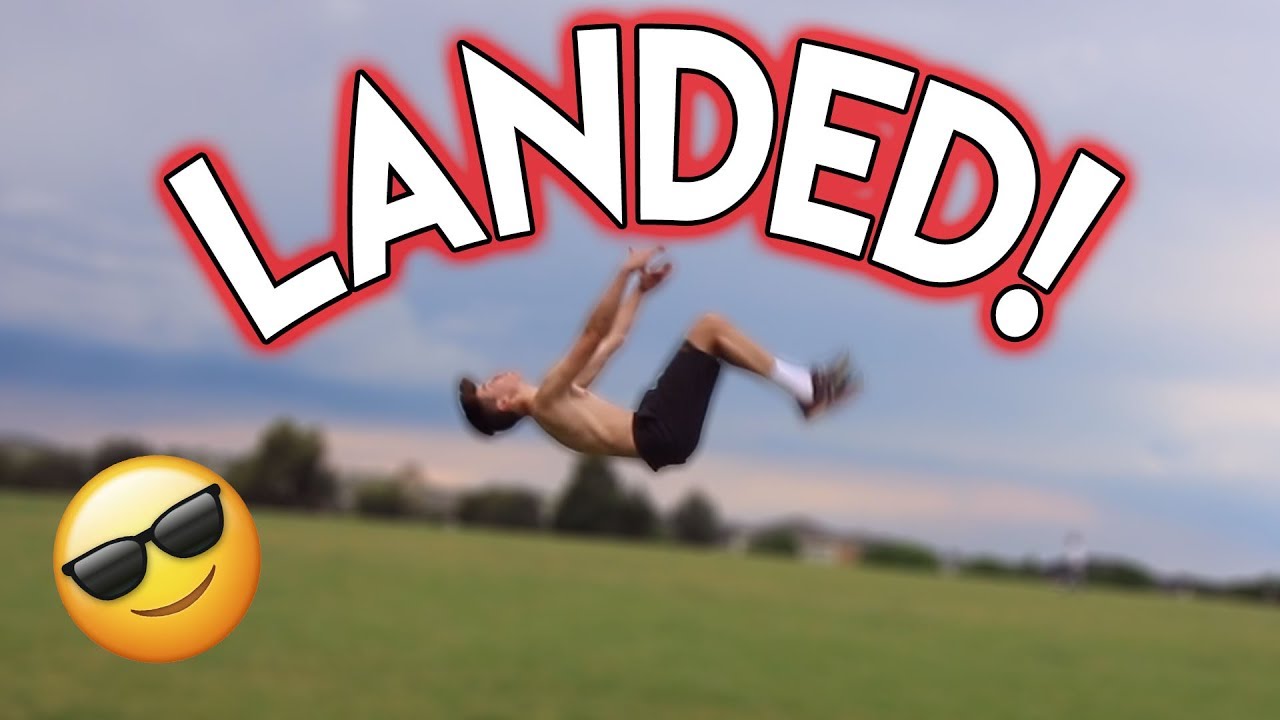 relearning my FLATGROUND backflip! (first time in a year)