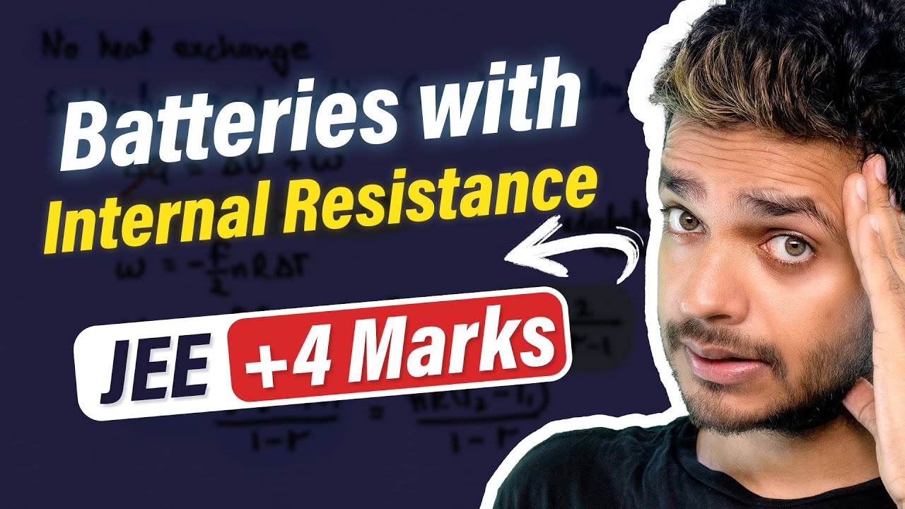 Batteries with Internal Resistance Questions for JEE NEET | Current Electricity Questions & JEE PYQs