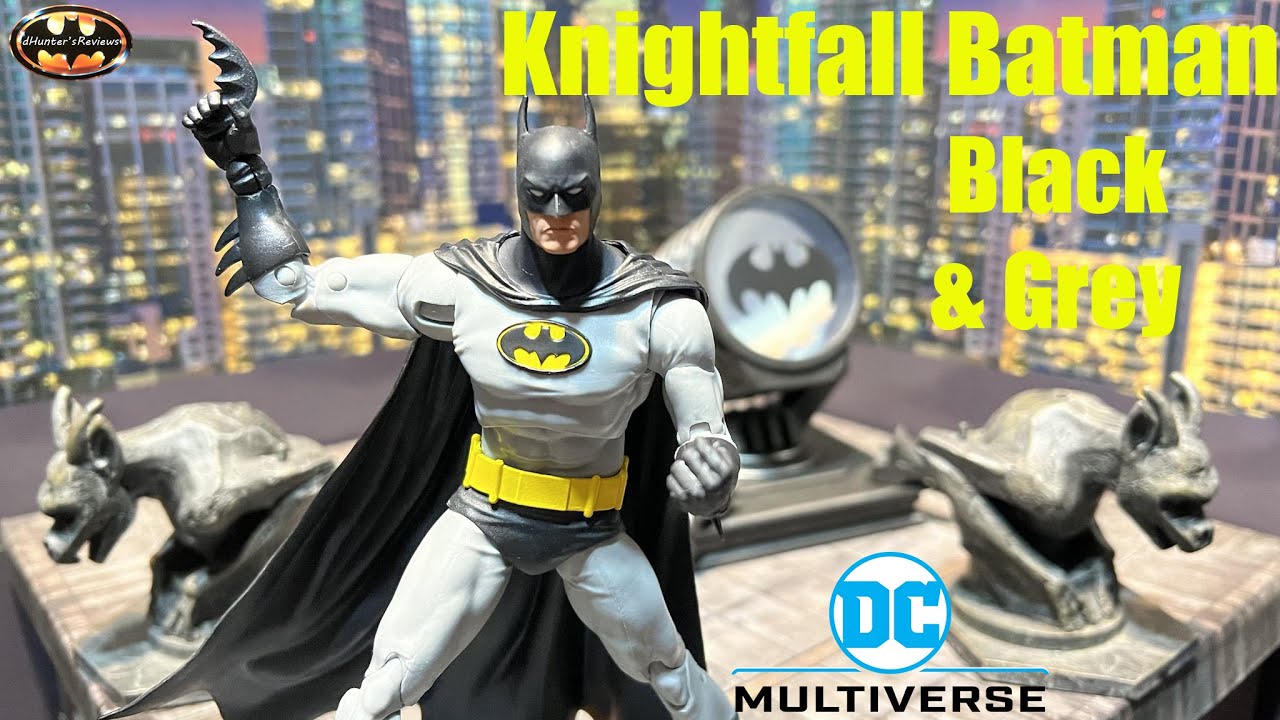 McFarlane DC Multiverse Knightfall Batman Black & Grey Action Figure Review & Comparison