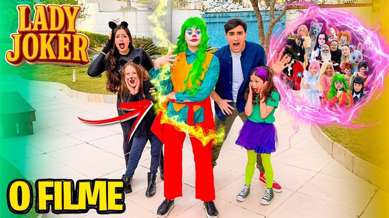 O FILME DA LADY JOKER CHEGOU NA CIDADE DOS VILÕES COM PORTAL MÁGICO EM 24 HORAS