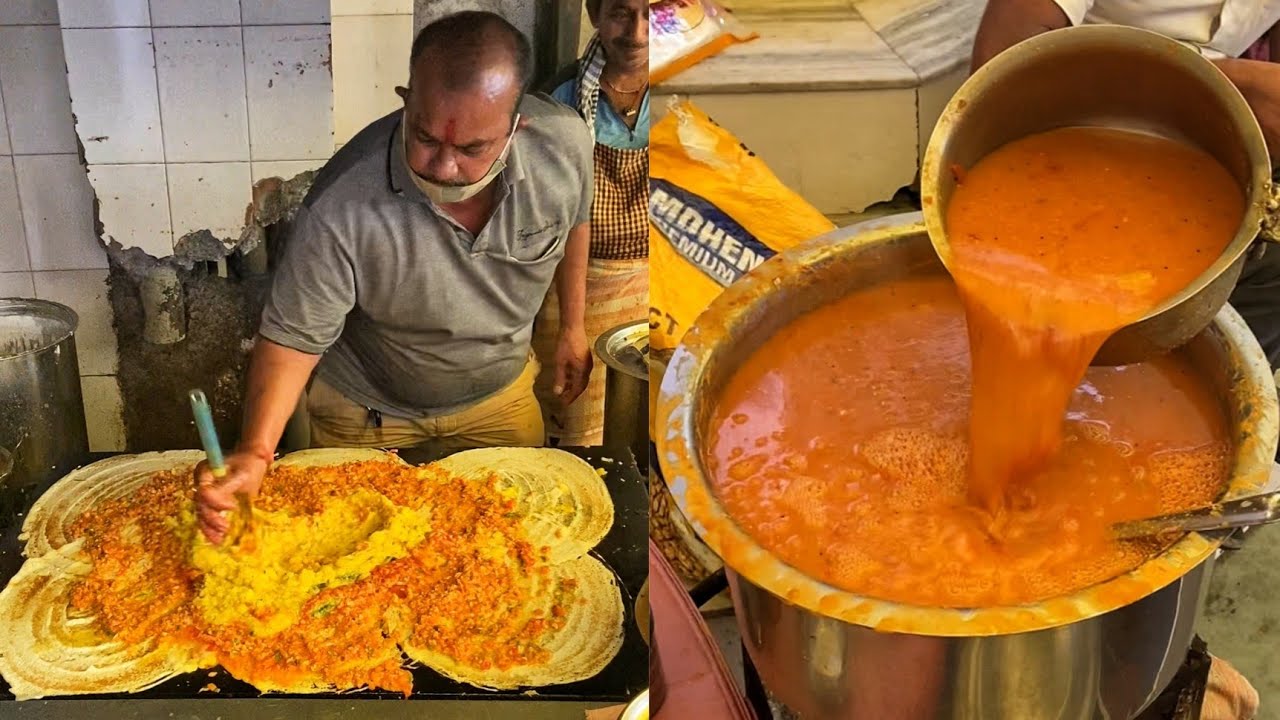 Ninja Level Dosa Making😱😱 इस तरह ड़ोसा बनते हुए कभी नहीं देखा होगा आपने😳😳 Indian Street Food | Surat