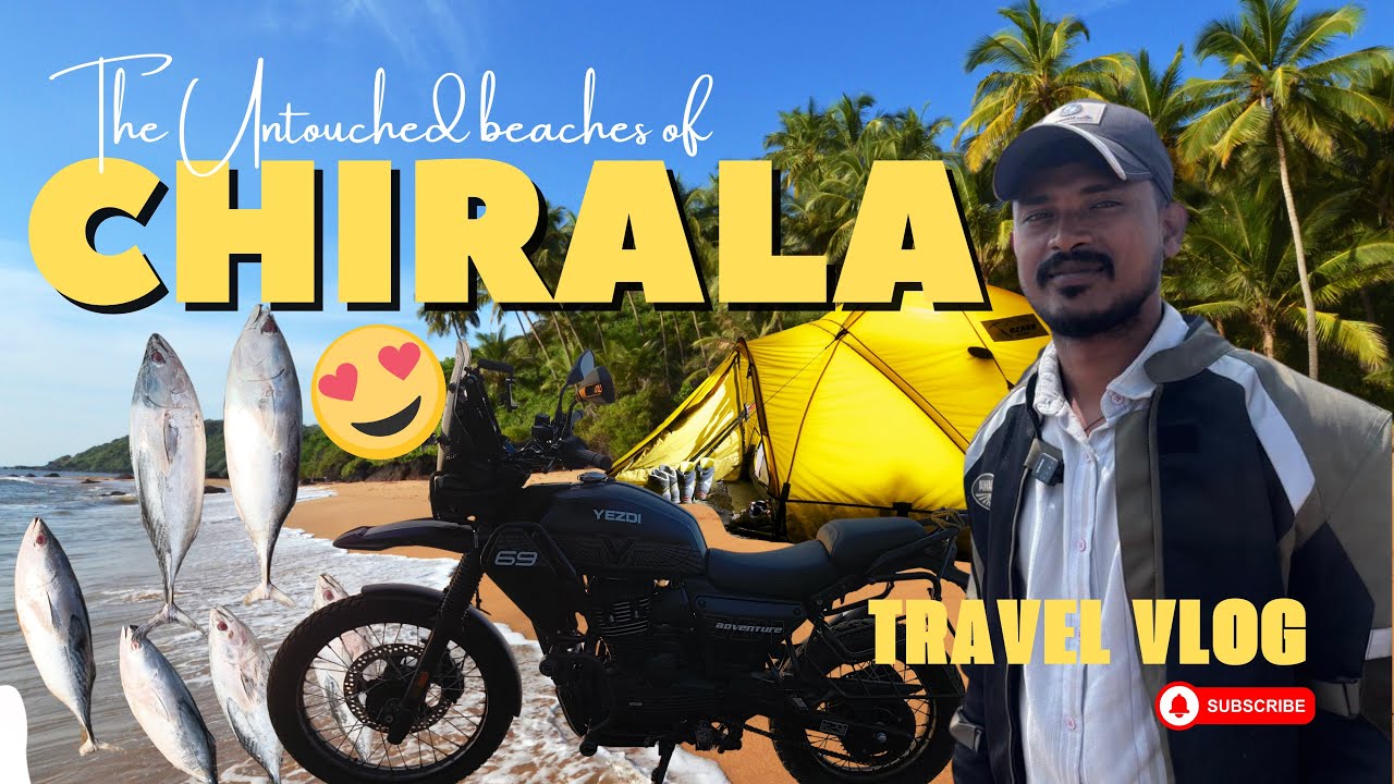 Vijayawada to Chirala Beach Trip 🏖️ | Tent Stay + Sunrise 🌅 | Fish Market Vlog