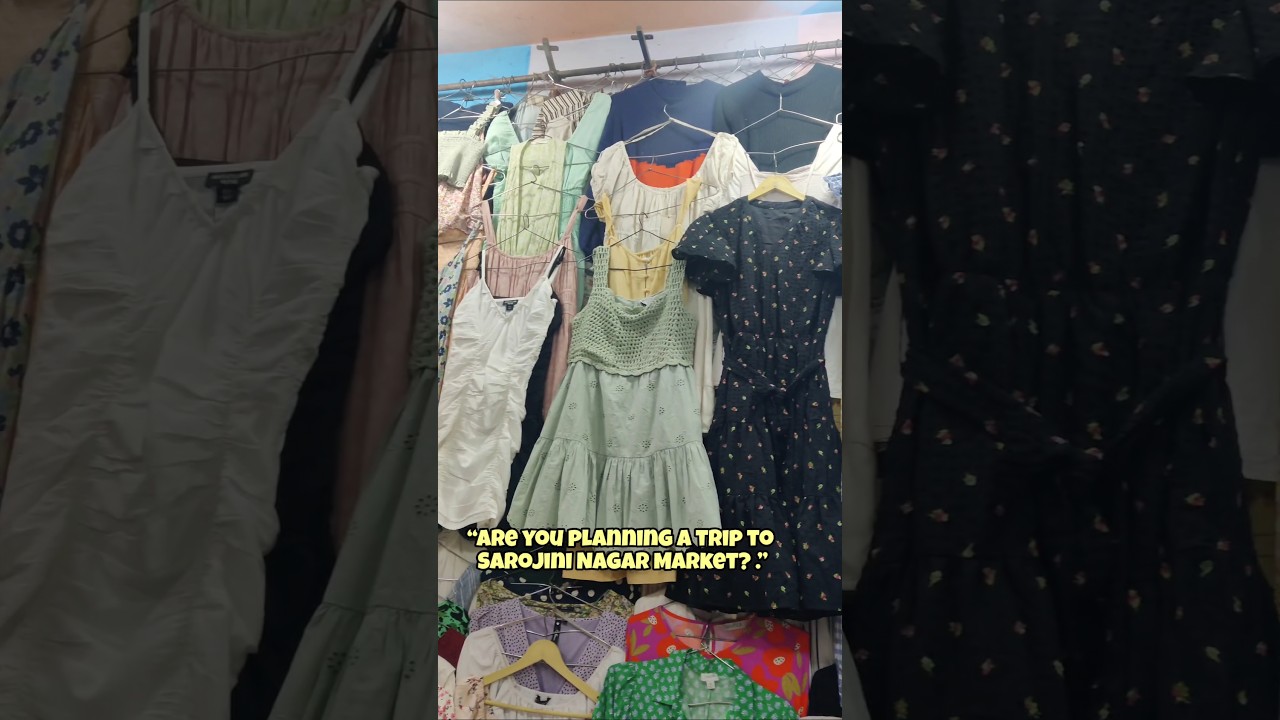 Best dresses in Sarojini Nagar market 🌷| Sarojini Nagar| #ytshorts #shopping #shorts #haul #market