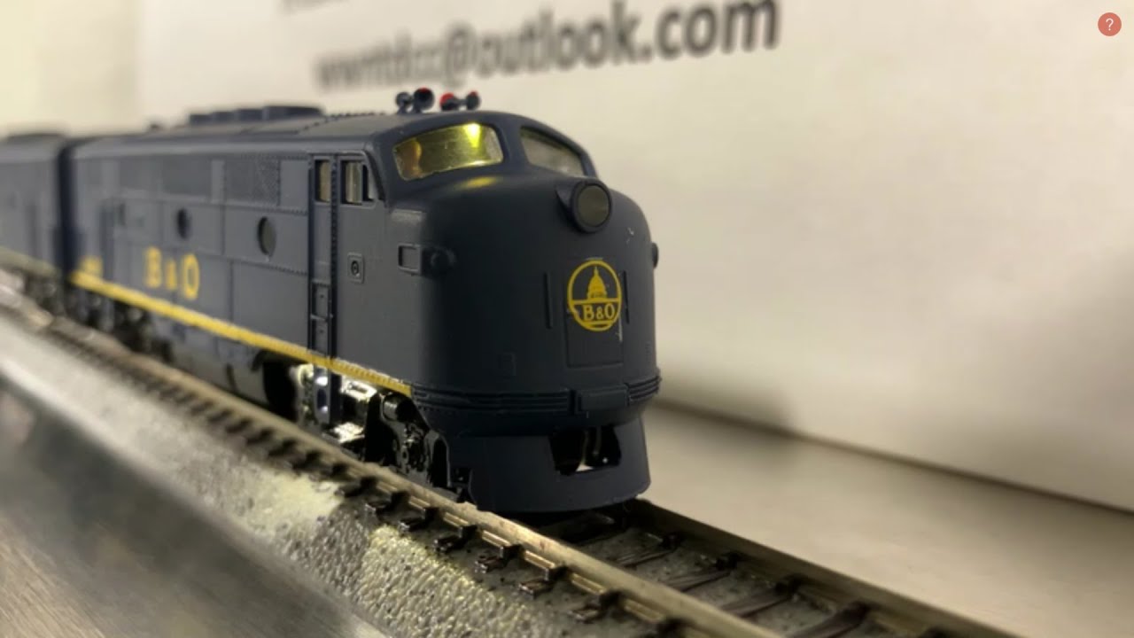 Nscale Vintage Kato (1992) F7 ABA B&O, A Sentimental Journey, Master Class Conversion with 