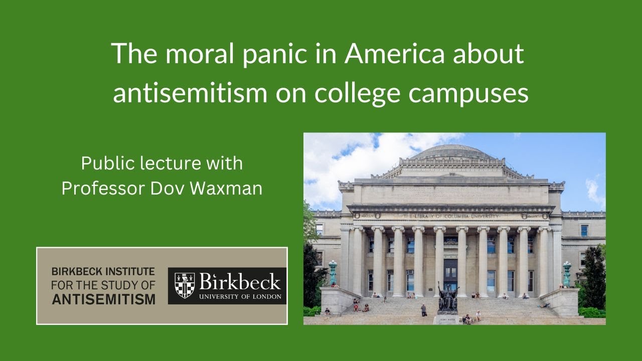 The moral panic in America about antisemitism on college campuses