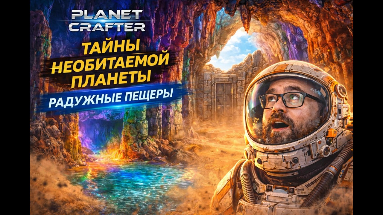 PLANET CRAFTER - ТАЙНЫ ПЛАНЕТЫ - РАДУЖНЫЕ ПЕЩЕРЫ! Серия 8 | Level Борода