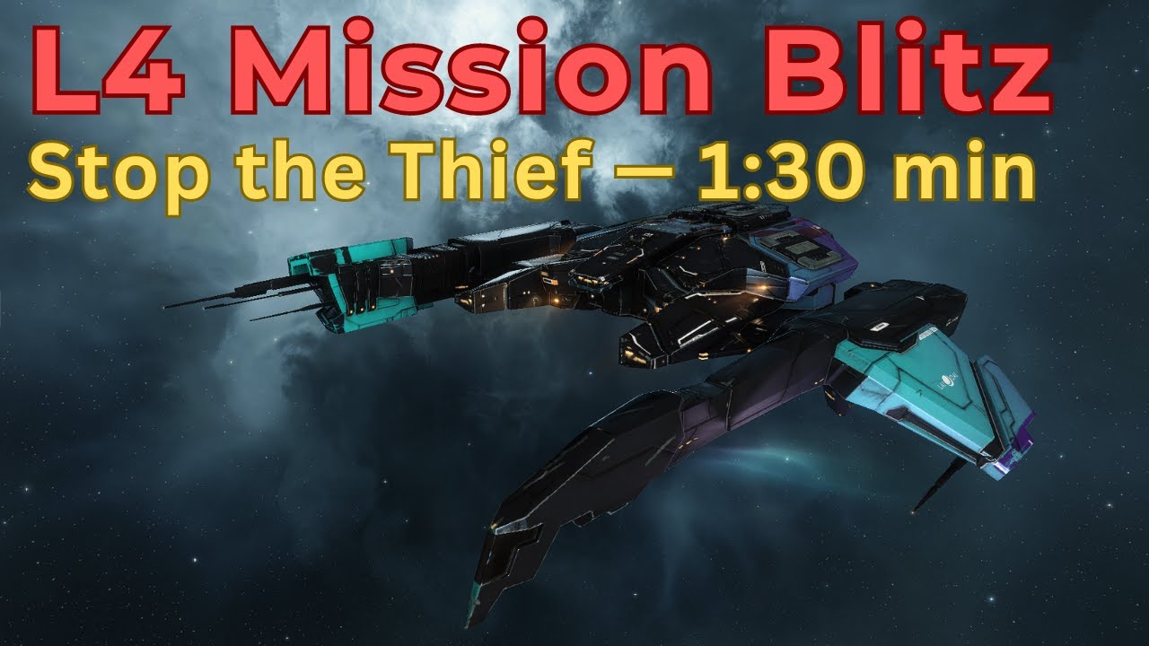 Stop the Thief (L4 Mission) &mdash; Stealth Bomber Blitz &mdash; EVE Online
