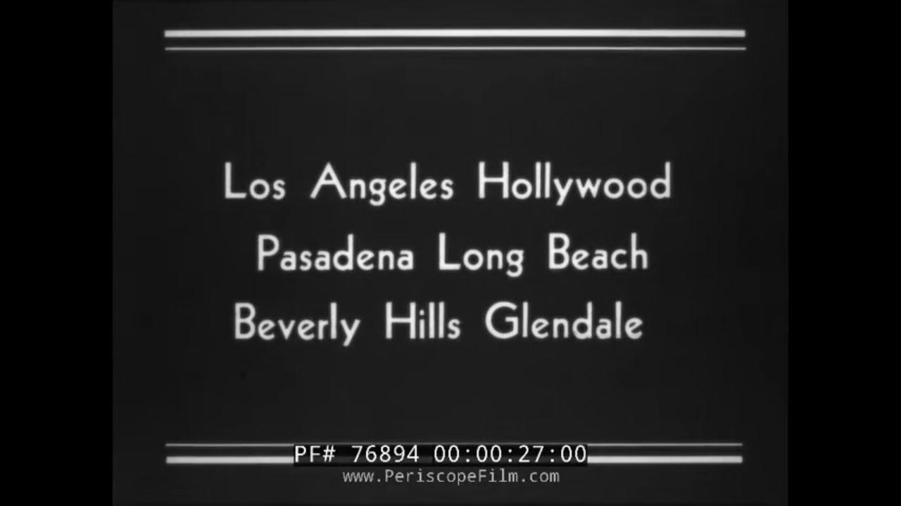 1920s HOLLYWOOD CALIFORNIA  & HOLLYWOOD BOULEVARD HOLLYWOODLAND TRAVELOGUE  76894