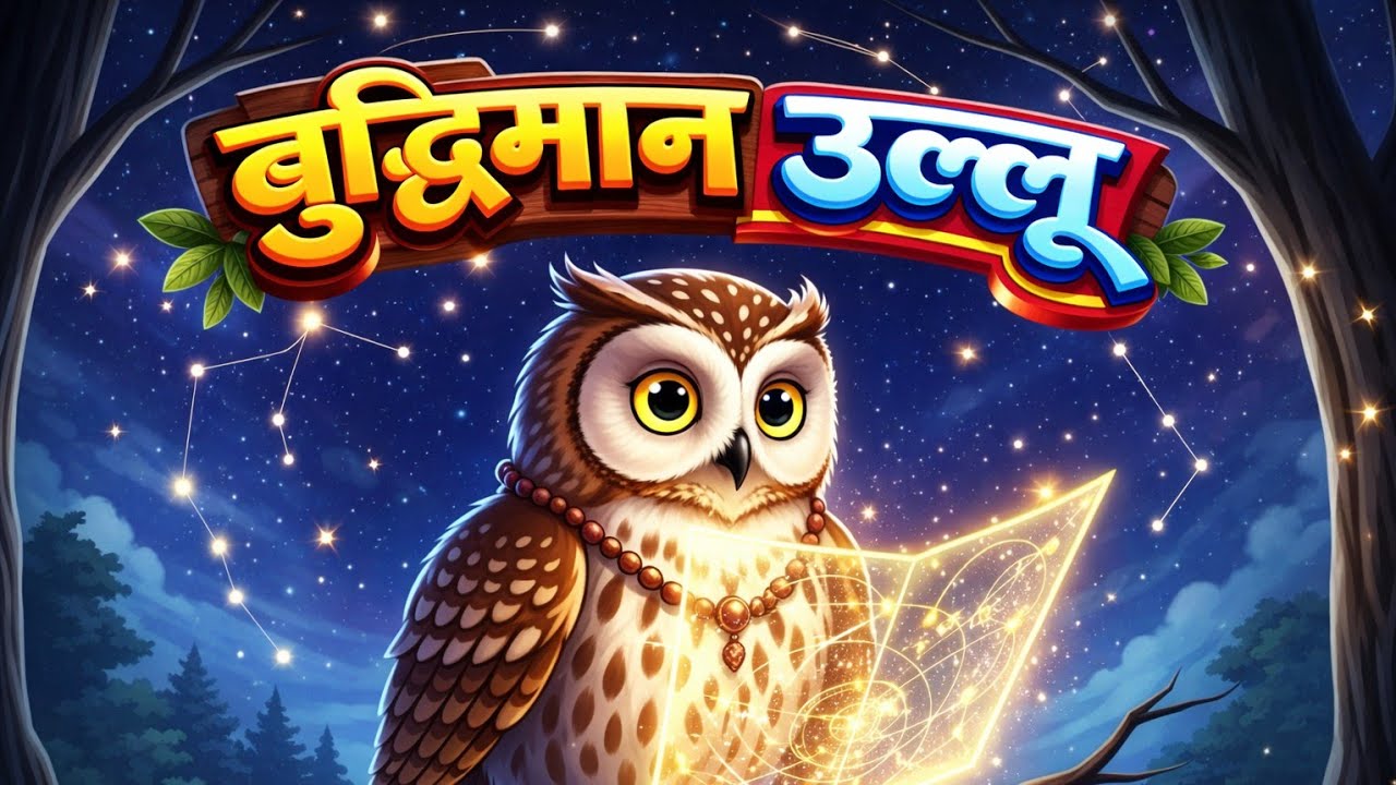 घमंडी शेर और बुद्धिमान उल्लू की कहानी | Knowledge is Power | Hindi Moral Story for Kids