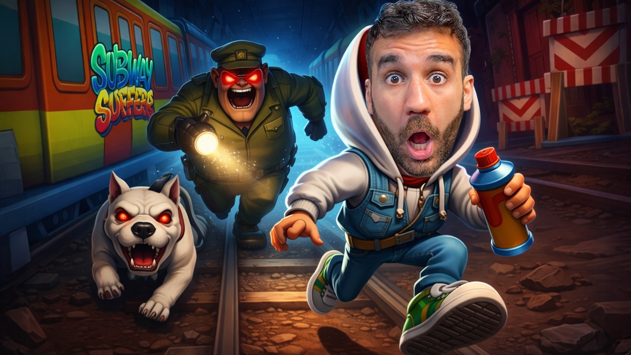 صب وي رعب! Scary Subway Surfers