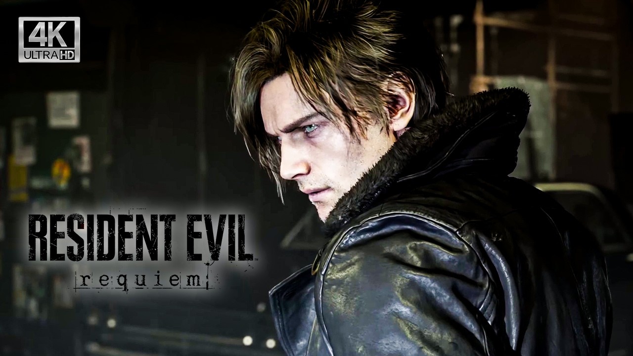 Торжественное появление Леона в Resident Evil 9 Requiem [4K 60FPS] #residentevil #leon