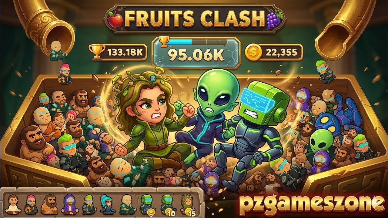 INSANE Long Match in Fruits Clash 🔥 Highest Score Ever! | PZGamesZone ##pzgameszone #gamingbypz #pz9