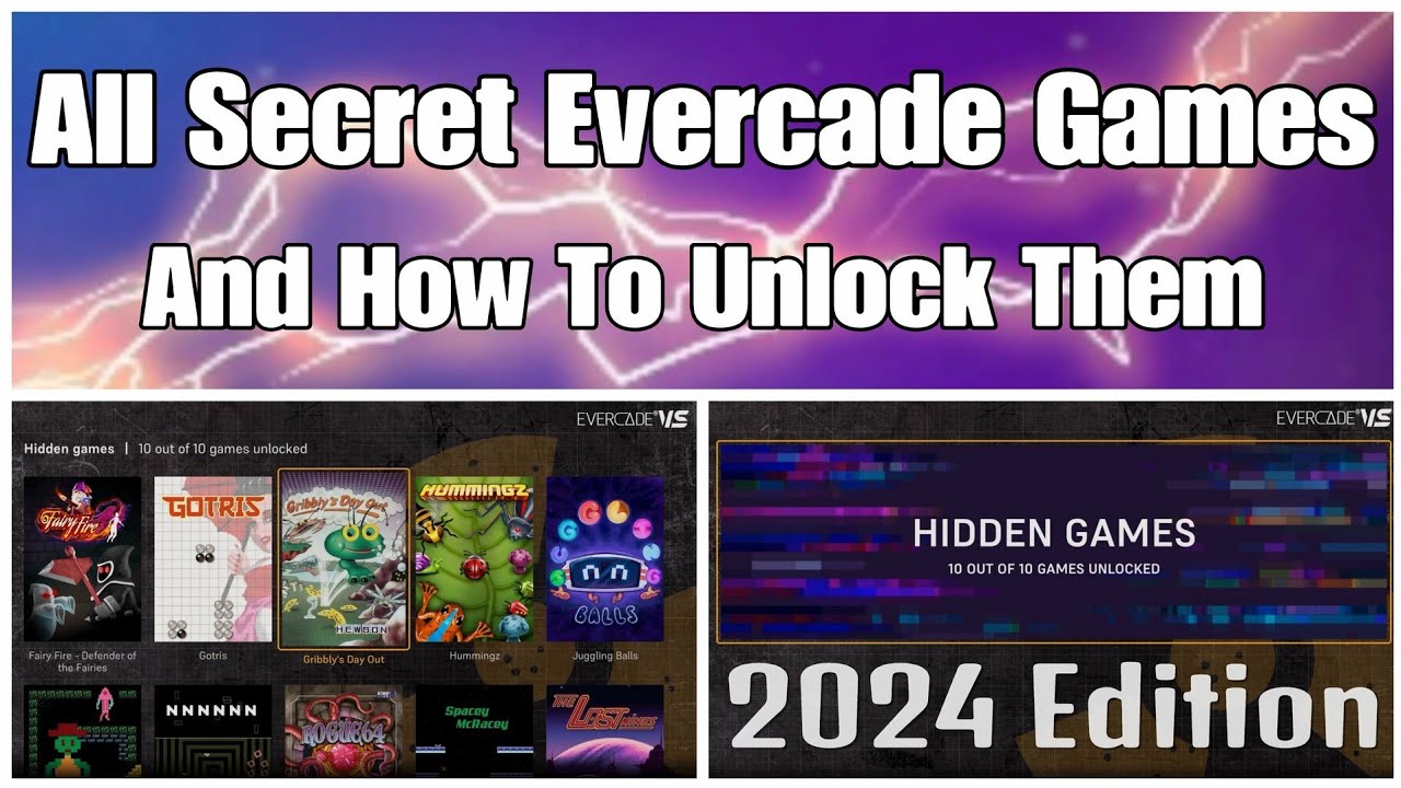 All Secret Evercade Games & How to Unlock Them | 2024  Edition