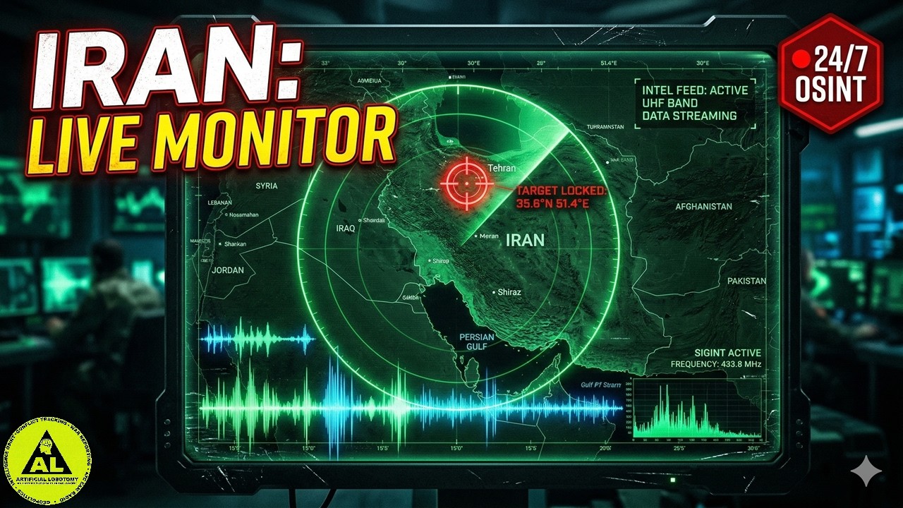 🚨 IRAN LIVE: 24/7 Intercepting Military Comms | Middle East Airspace Monitor - OSINT