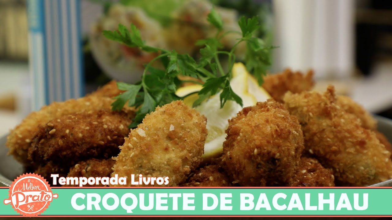 Croquete de Bacalhau - O Melhor Prato