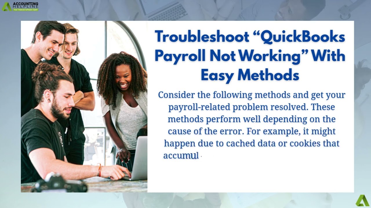 Is QuickBooks Payroll Not Working Here Are The Fixes For It