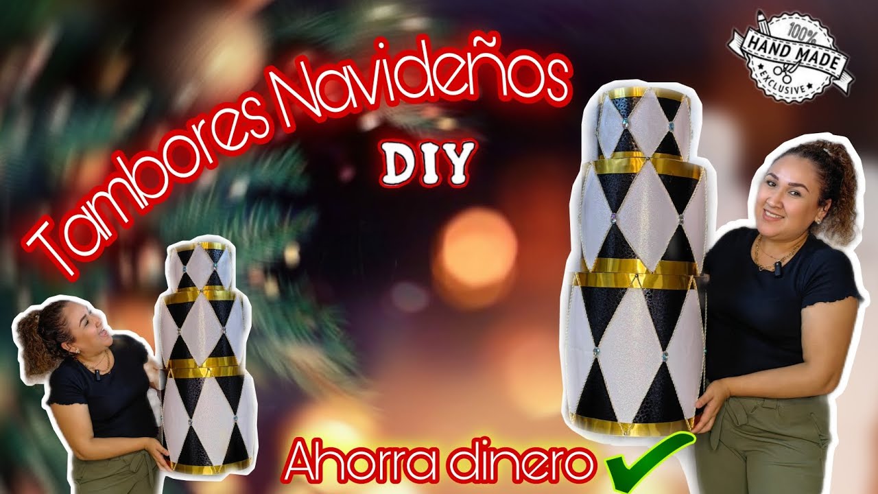 Ahorra Dinero 🤑 Tambores Navideños 🎄 Hazlo tu mismo ✅
