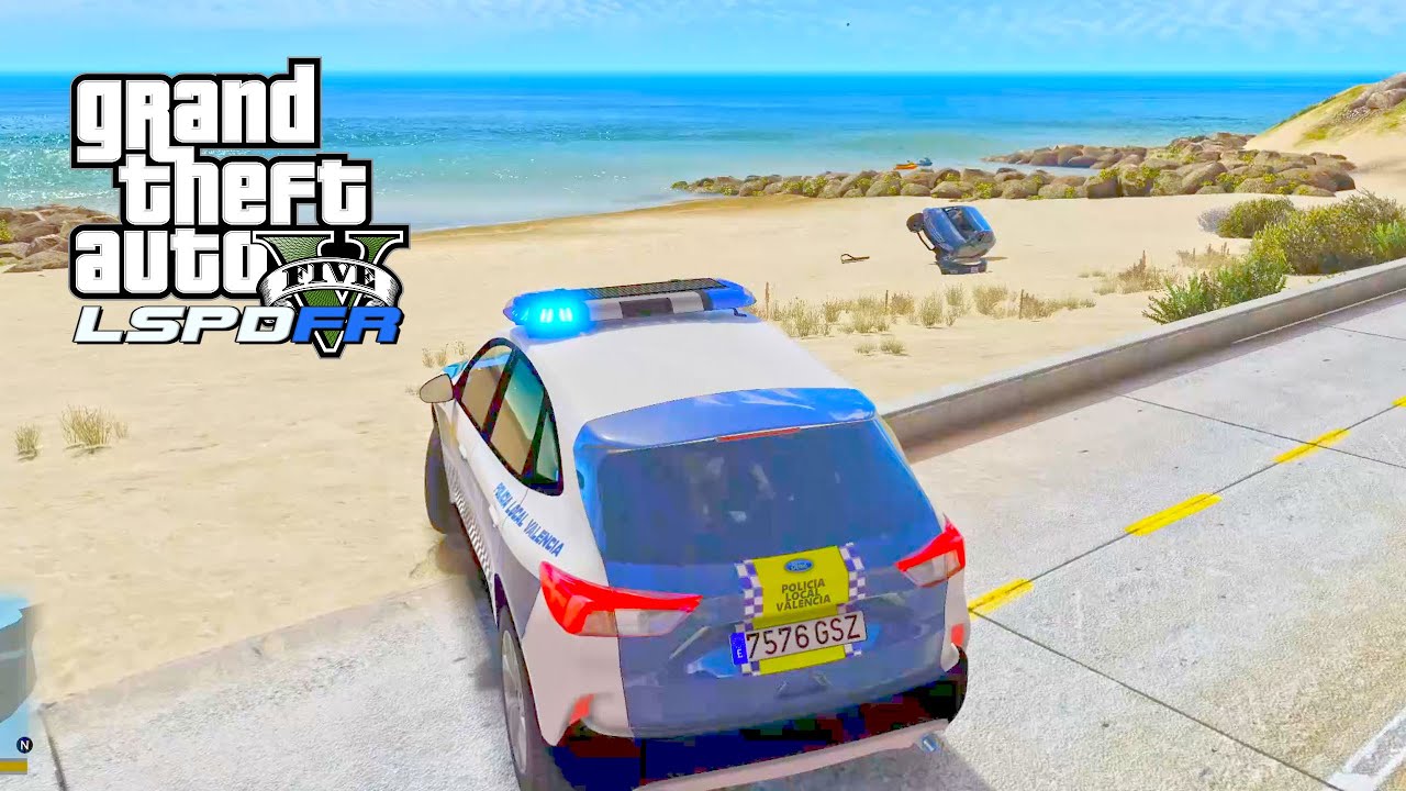 PERSECUCIÓN por la PLAYA -  (LSPDFR #1063)