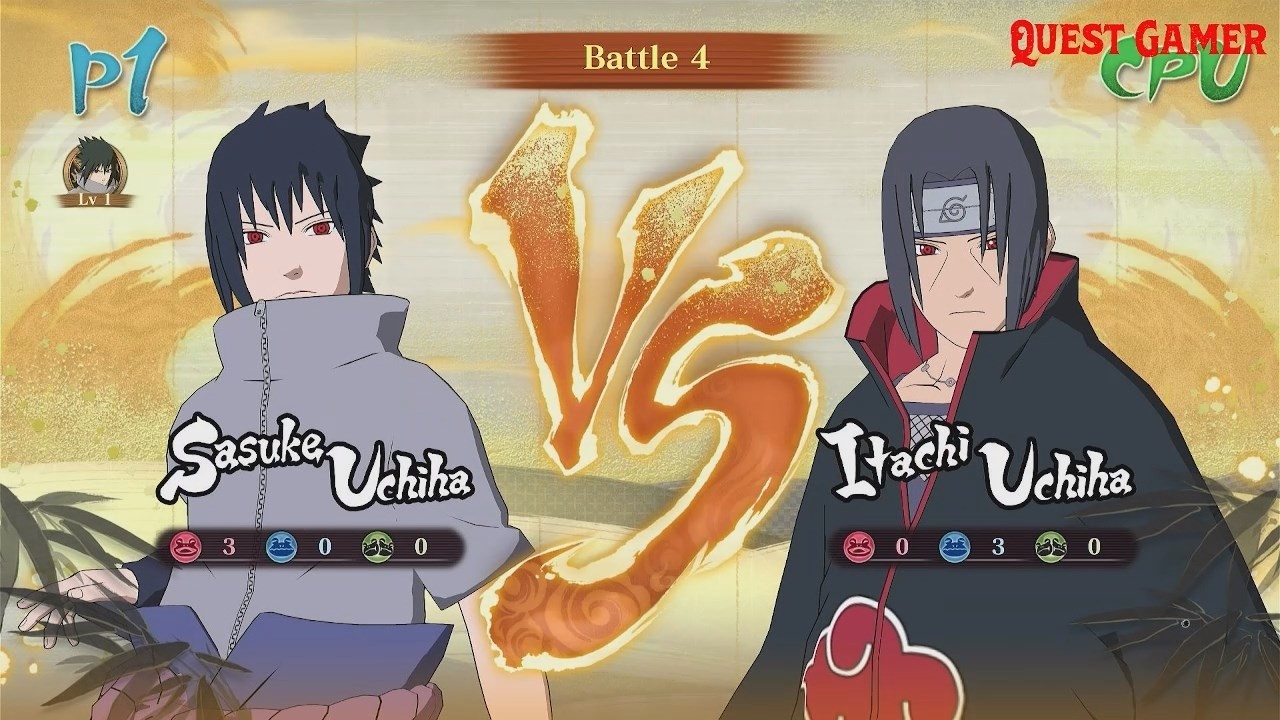 Sasuke Uchiha (VS) Itachi Uchiha