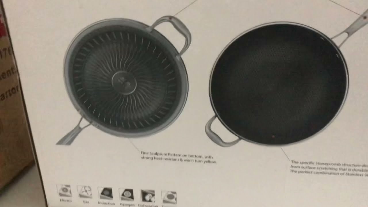 UNBOXING DAN REVIEW CRIO SMART HONEYCOMB STAINLESS STEEL WOK 32 cm