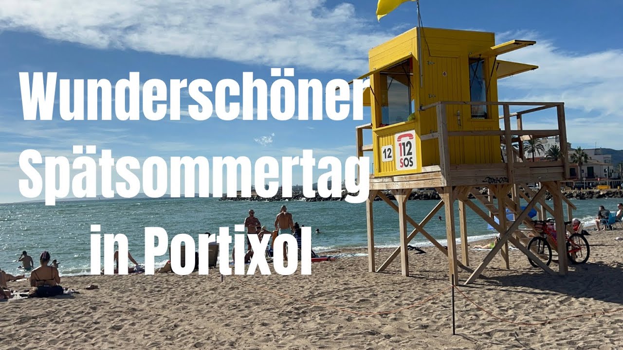 Ein wunderschöner Spätsommertag in Portixol 🌞 Spaziergang Portixol bis Molinar und Ciutat Jardí 🏖️  