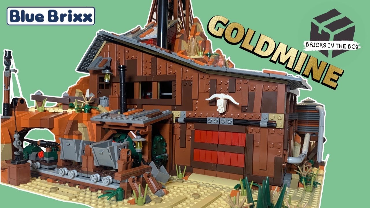 BlueBrixx-Special Western Goldmine 103253 Speed Build, Stop Motion