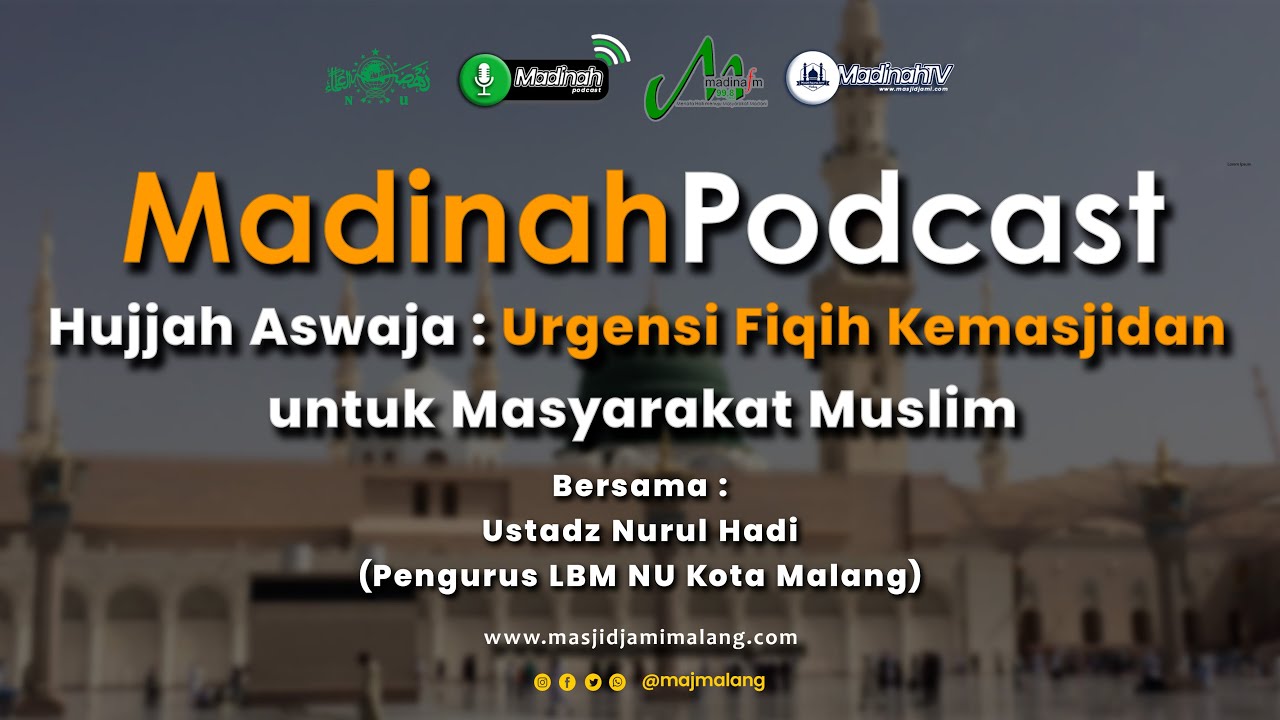 🔴 LIVE | Urgensi Fiqih Kemasjidan untuk Masyarakat Muslim Bersama Ustadz Nurul Hadi