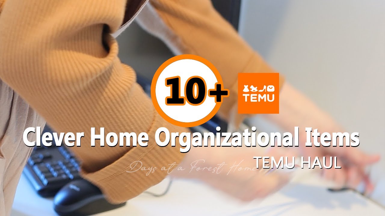 Субтитры CC | 10+ советов по организации и хранению дома 🏡 | До и после | TEMU Haul |
