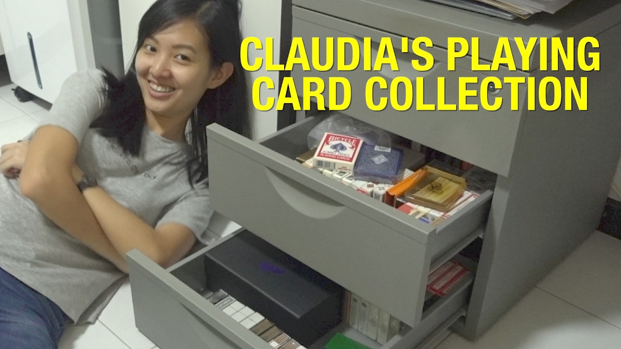 Spying on Claudia's Playing Card Collection + TCC's 30 Second Cardistry Challenge