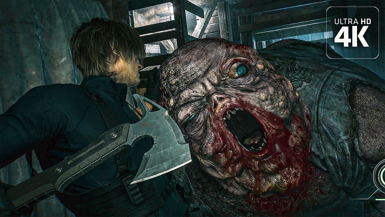 Leon VS Chunk｜Resident Evil 9 Requiem｜PS5 PRO 4K
