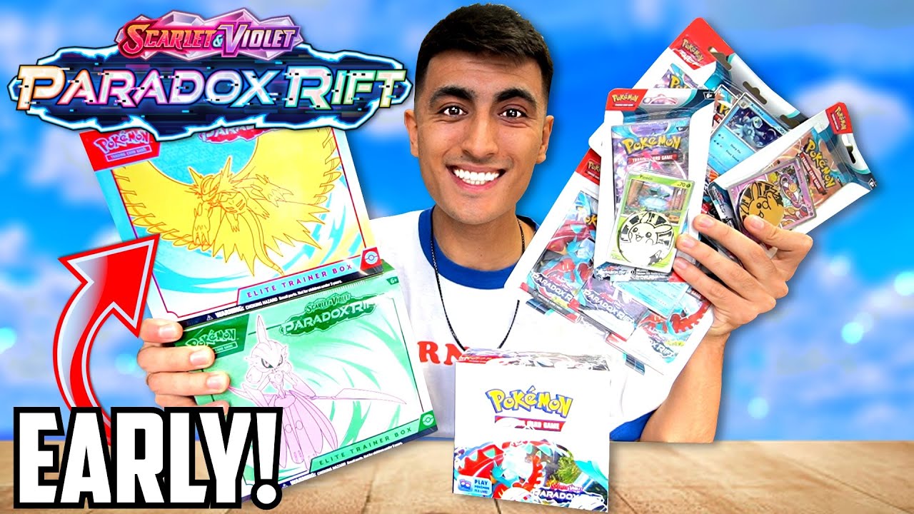 Pokemon Paradox Rift SHOPPING SPREE! (Pokémon TCG OPENING VLOG!)