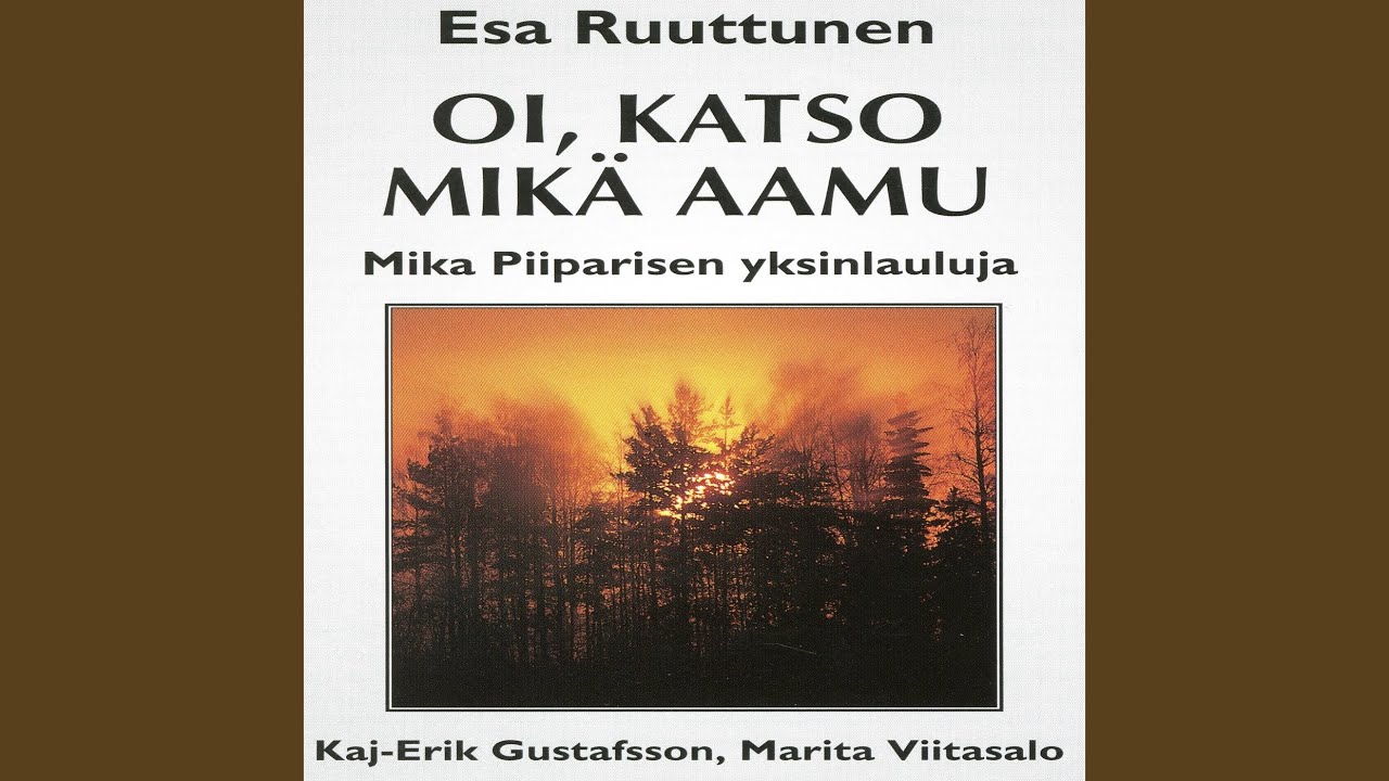 Oi, katso mikä aamu