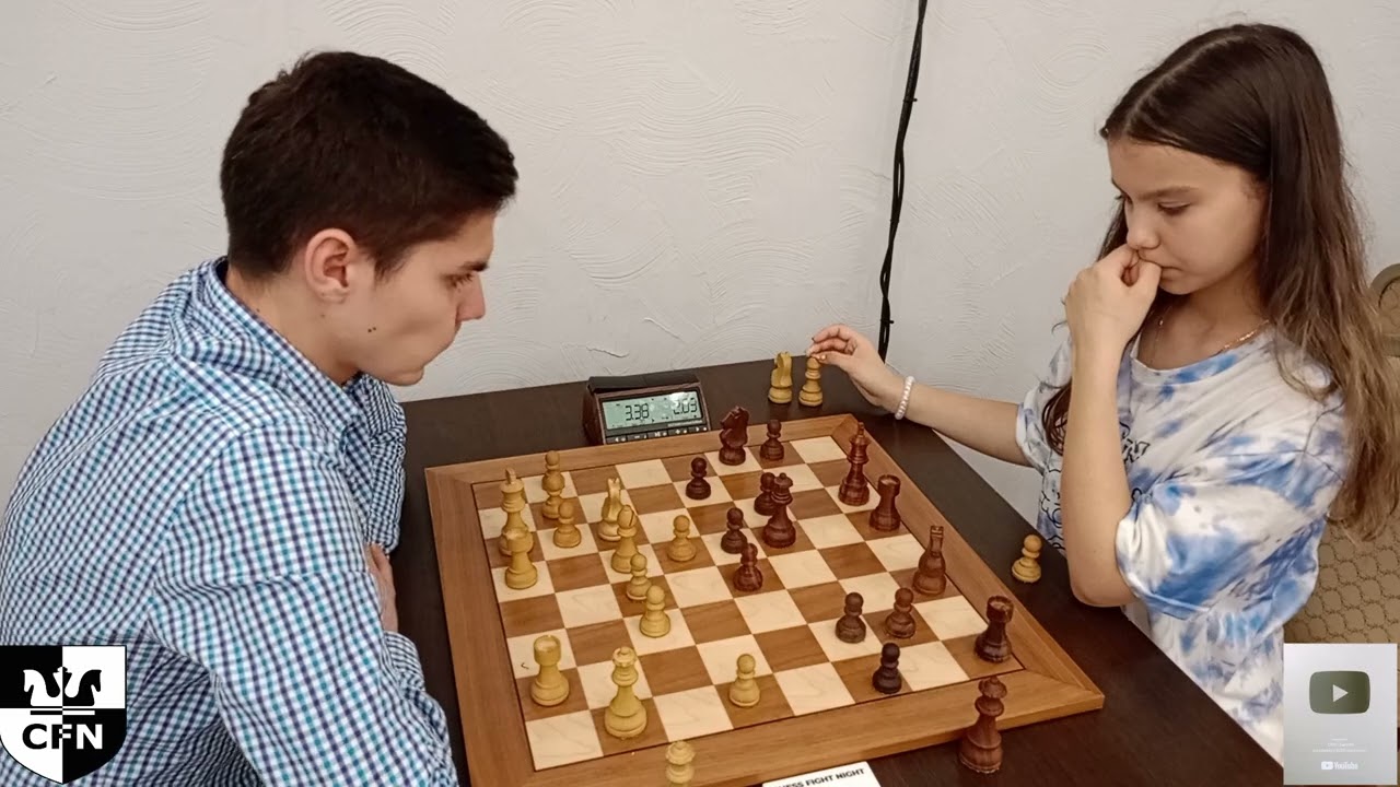 K. Somkin (2181) vs M. Sokolova (1707). Chess Fight Night. CFN. Blitz