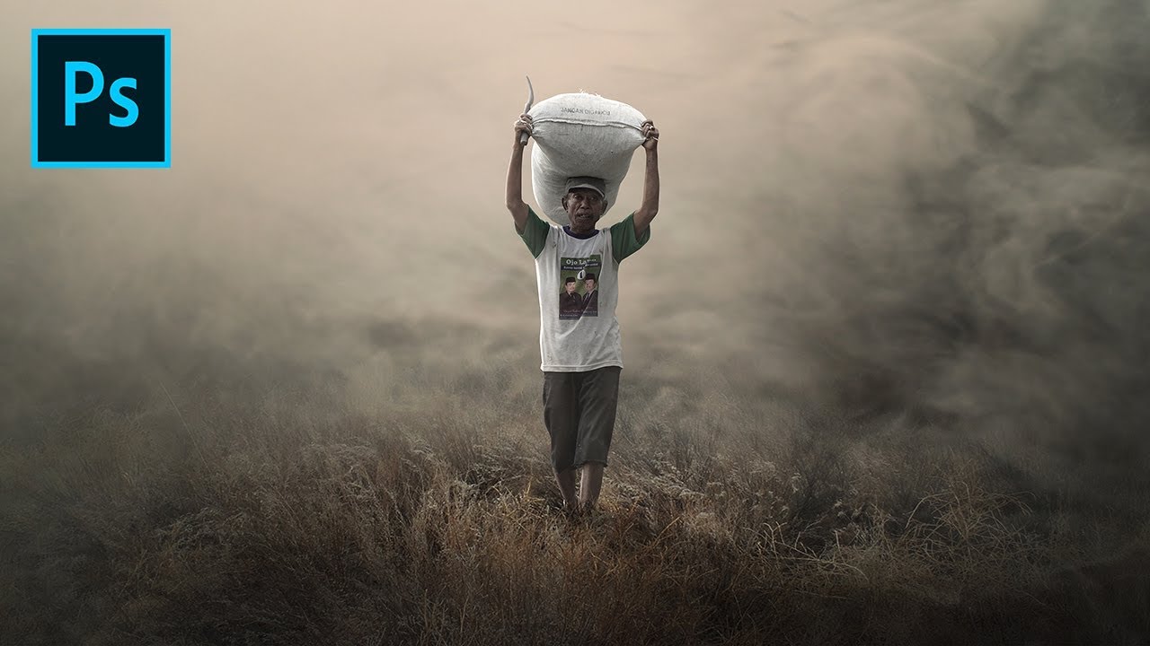 Photoshop - How to Make Dramatic Smoke Photo Manipulation Effects