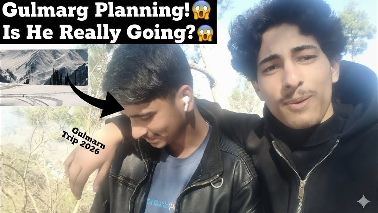Gulmarg ka Secret Plan! 😱 Ye kya karne wala hai?#vlog #jammukashmir #gulmarg#love 