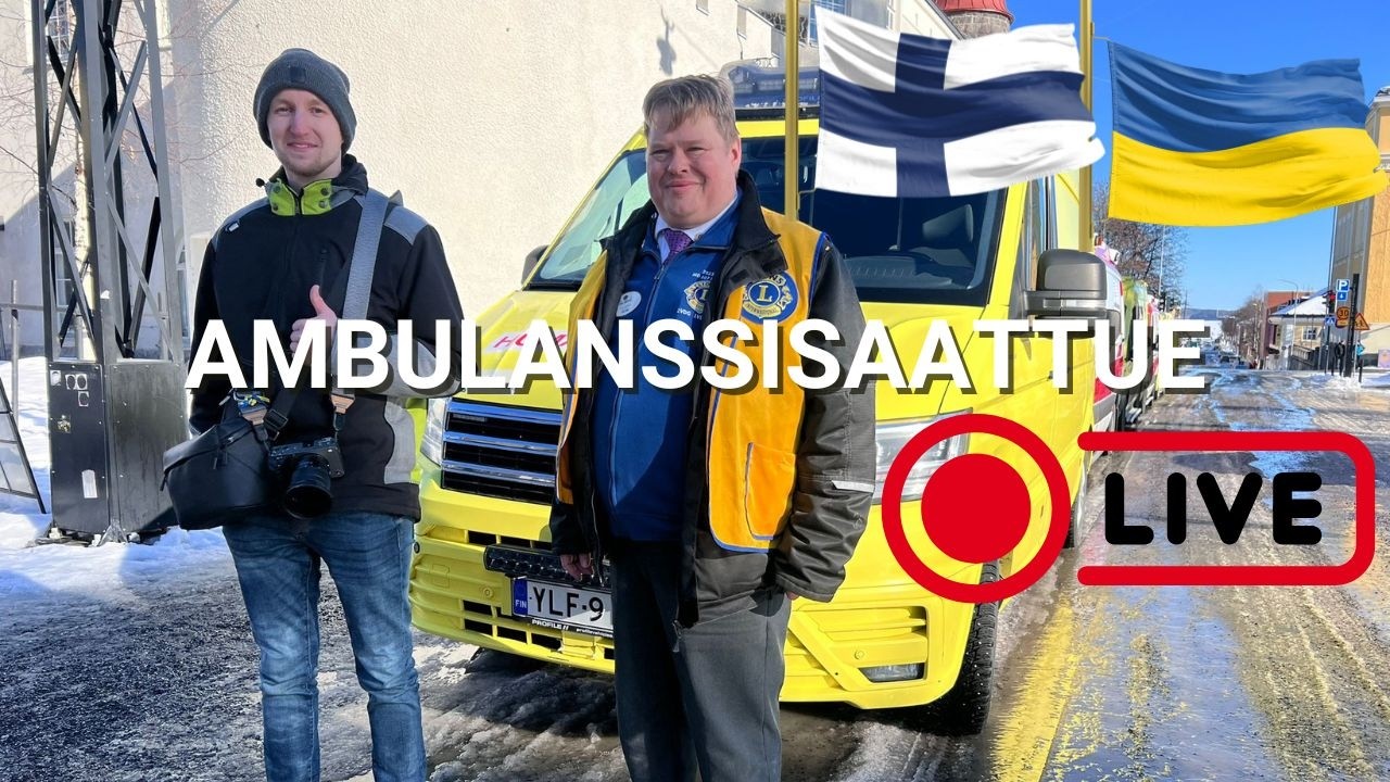 (1.) MATKA UKRAINAAN 12 AMBULANSSILLA - Humanitarian Aid