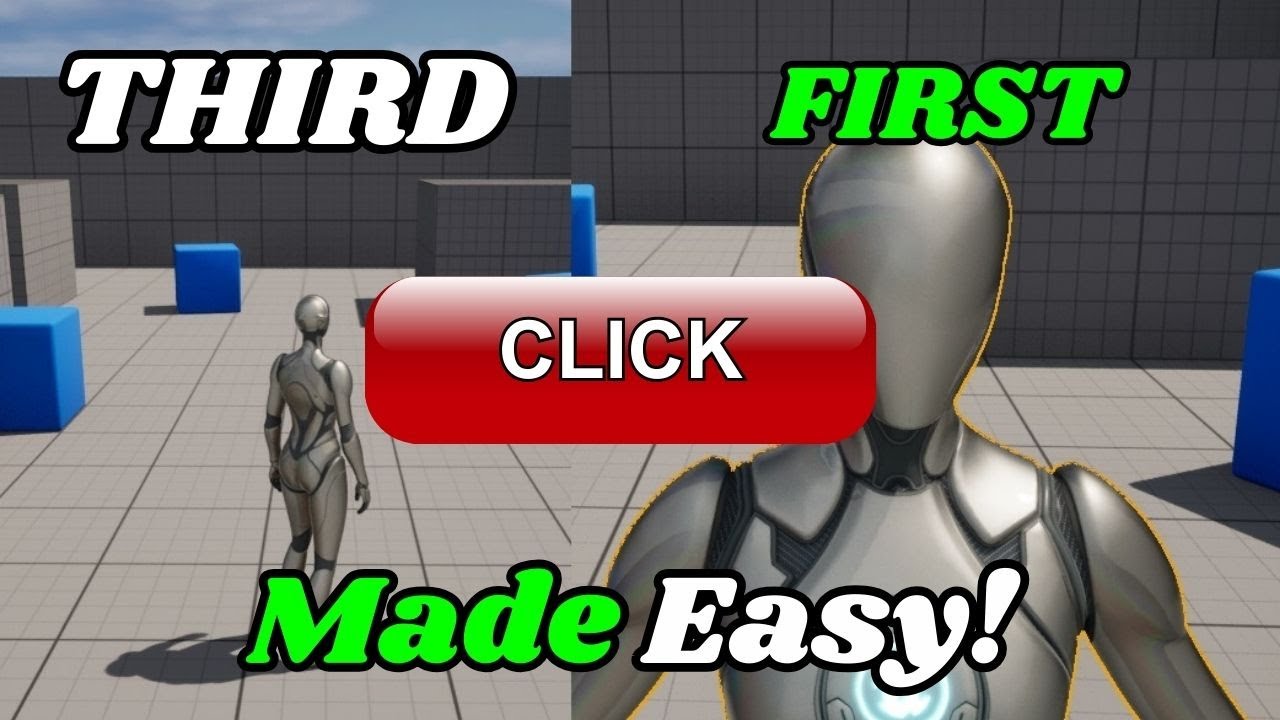 UE5 First Person Camera Switch Made Easy