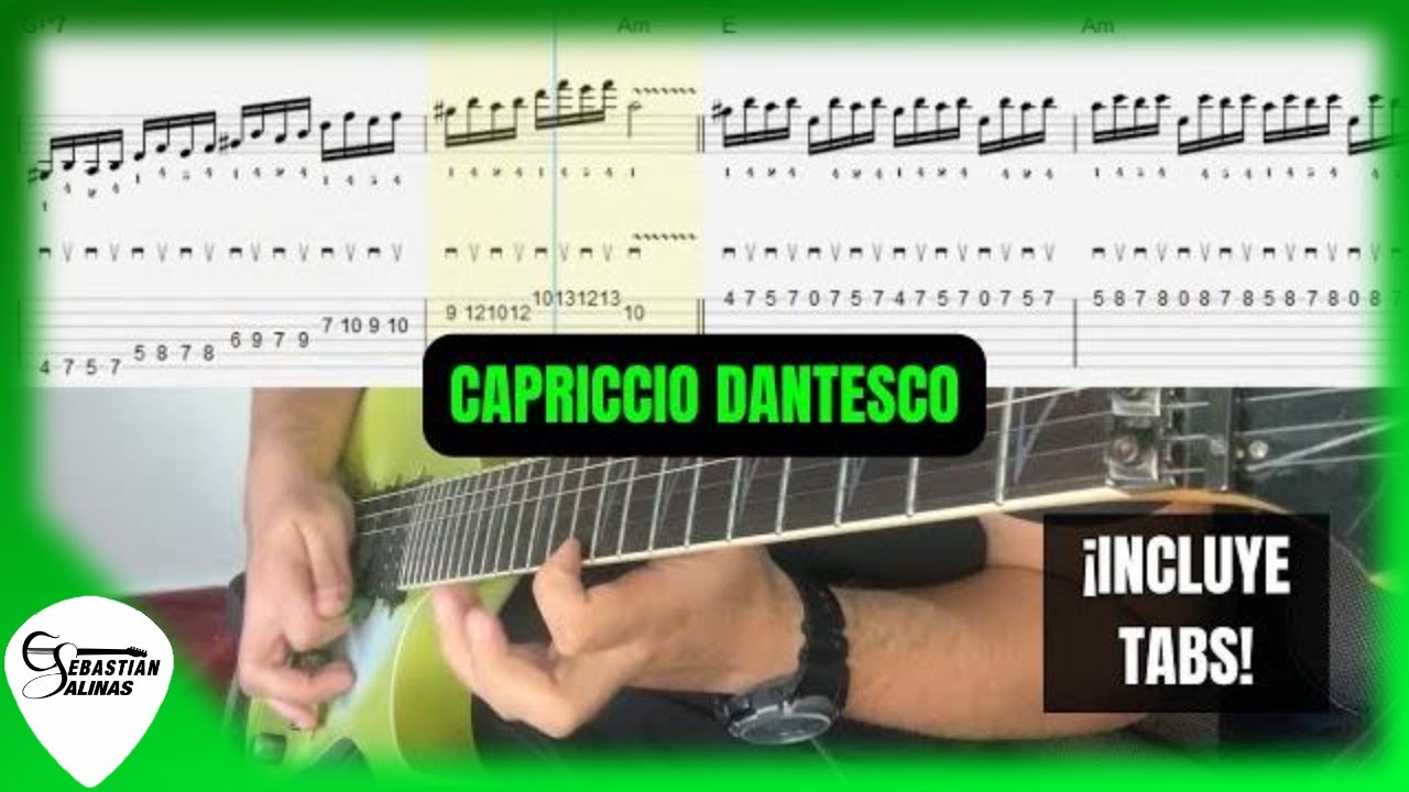 Каприччио Дантеско (Себастьян Салинас) Табы и партитуры на экране! Скоро: книга POWER METAL